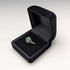 British vintage jewelry jade sterling silver ring, free size
